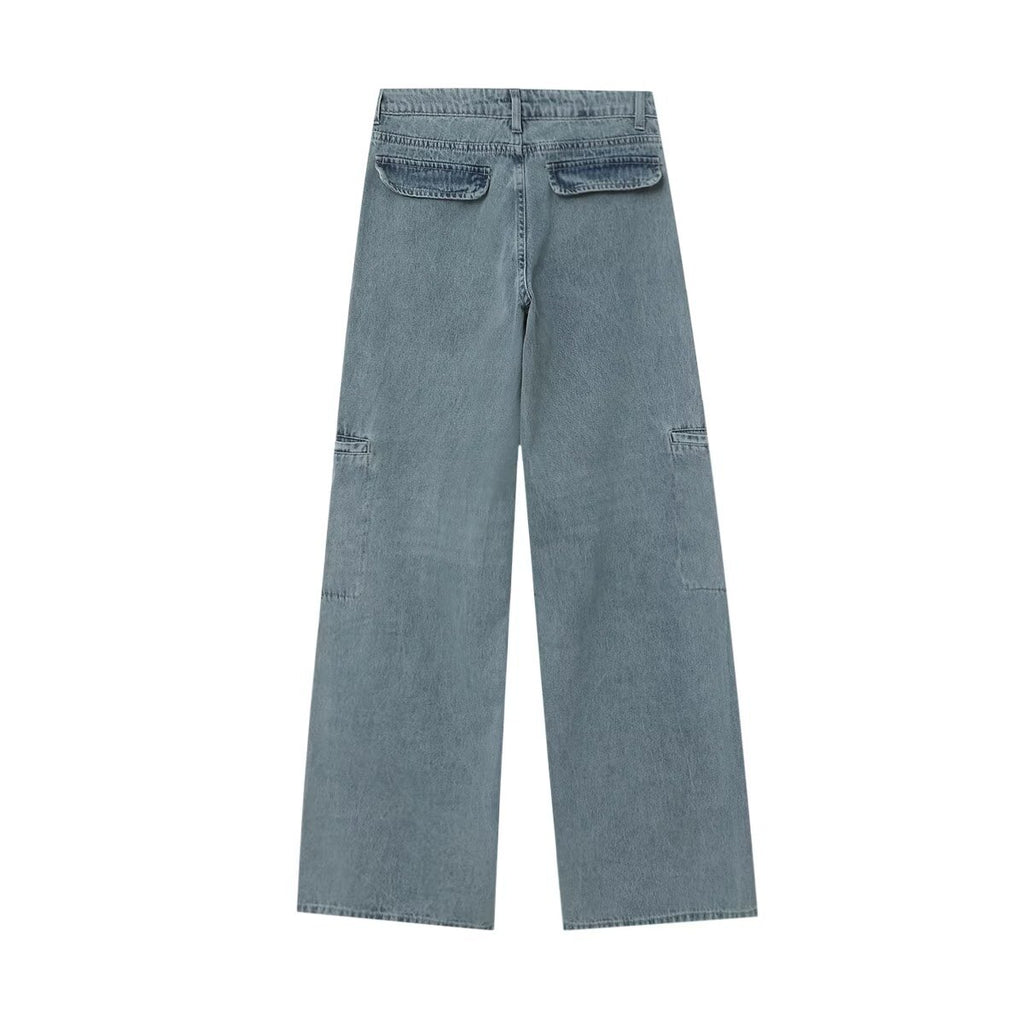 Léo™ | Mid-rise jeans, elegant wide cut