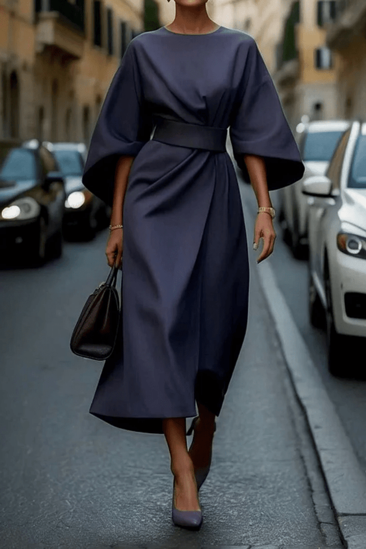 LILIANA |  CLASSIC LANTERN SLEEVE DRESS