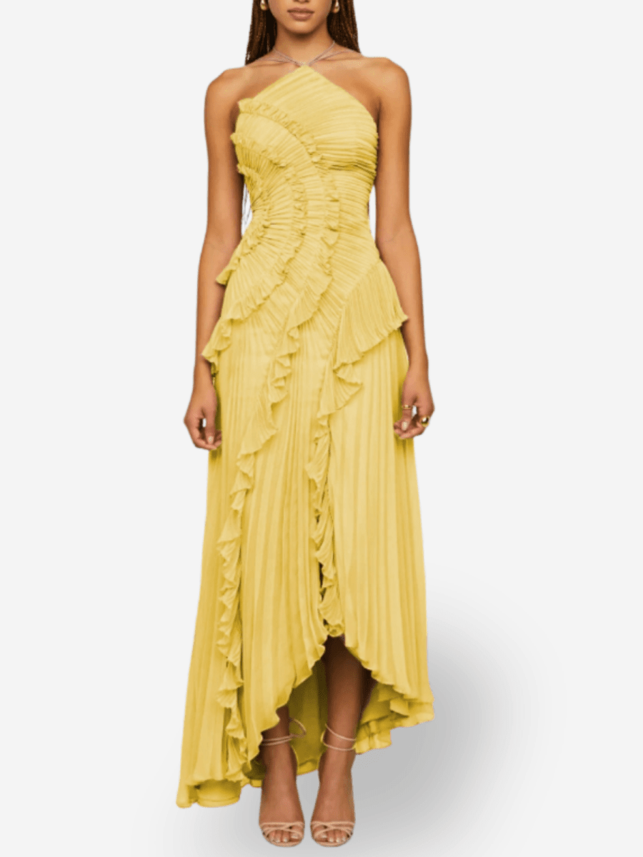 Marina | Pleated Maxi Dress