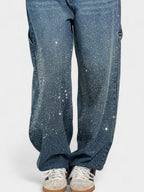 Mary | Diamond-Embellished Balloon Jeans