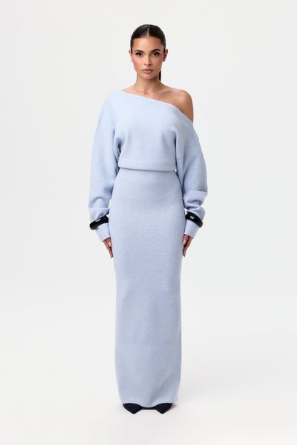 Mila | Off-Shoulder Knit Sweater Dress
