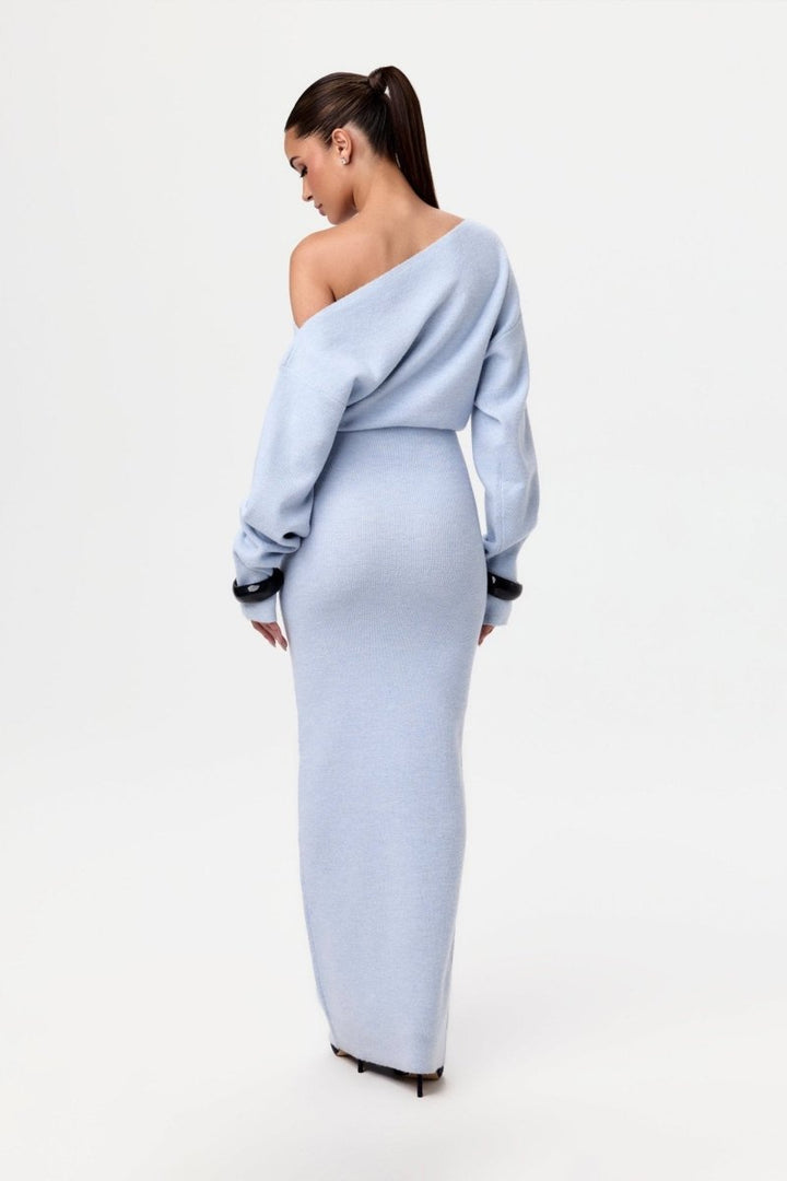 Mila | Off-Shoulder Knit Sweater Dress