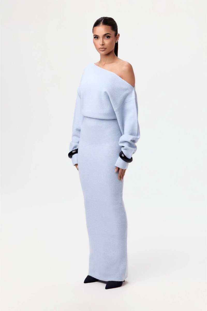 Mila | Off-Shoulder Knit Sweater Dress