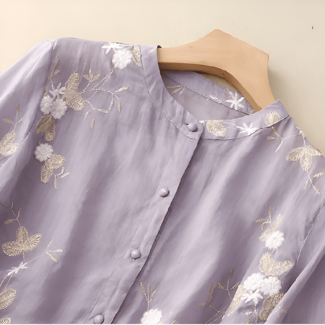 MILLIE | FLORAL EMBROIDERED BLOUSE
