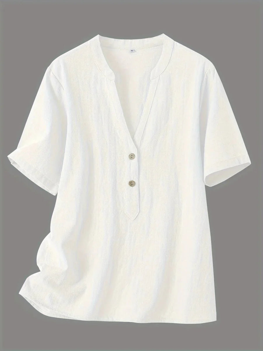 NELLY | STYLISH V-NECK BLOUSE