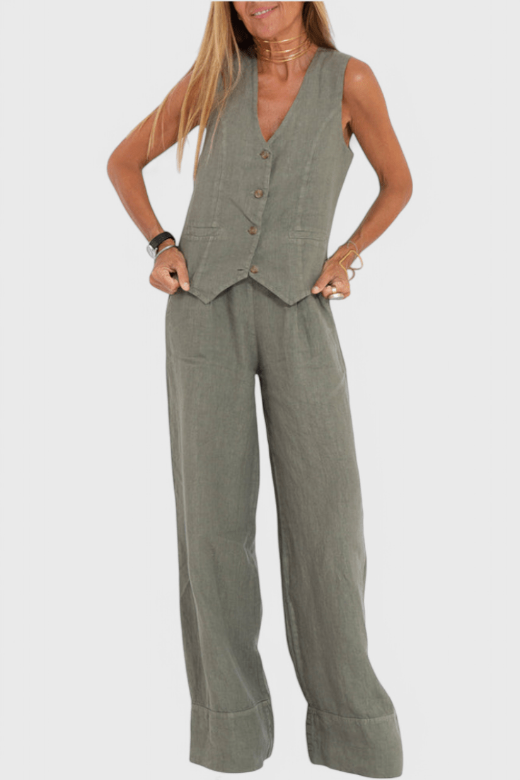 Nora | Classic Cotton Short Sleeve Blouse