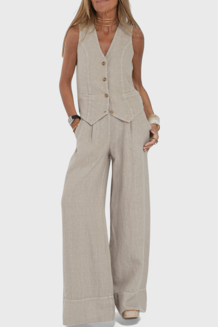 Nora | Classic Cotton Short Sleeve Blouse