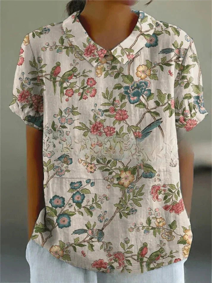 OLIVIA | FLORAL PATTERN BLOUSE