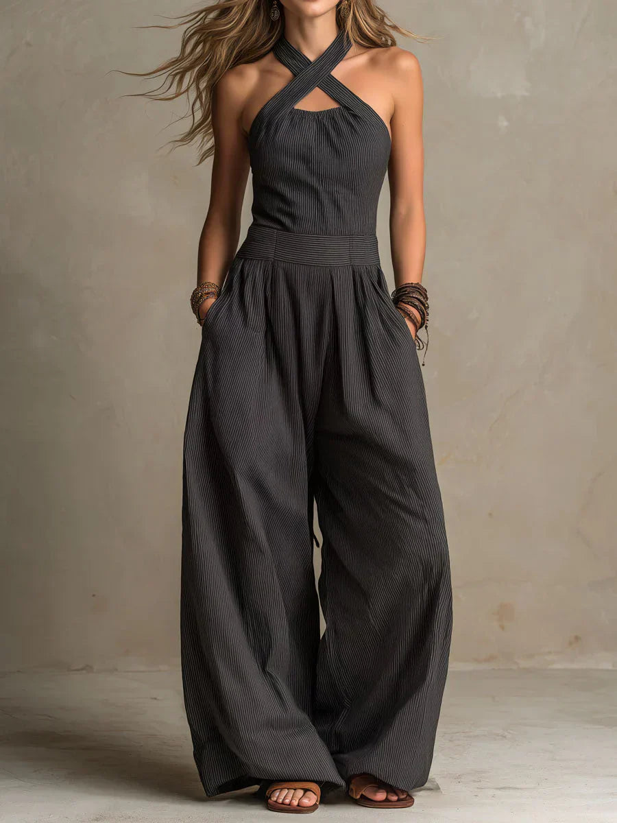 Vivienne | Elegant Wide-Leg Jumpsuit