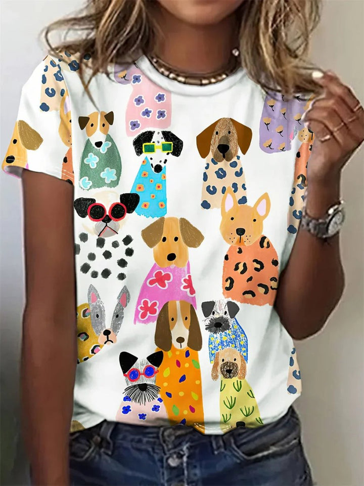 PAUI | CASUAL ANIMAL PRINT BLOUSE