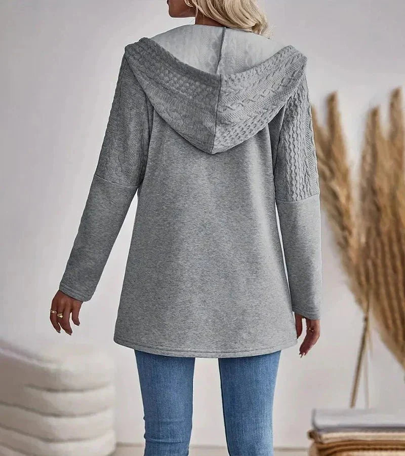Plume | Cozy Knit Zip Hoodie