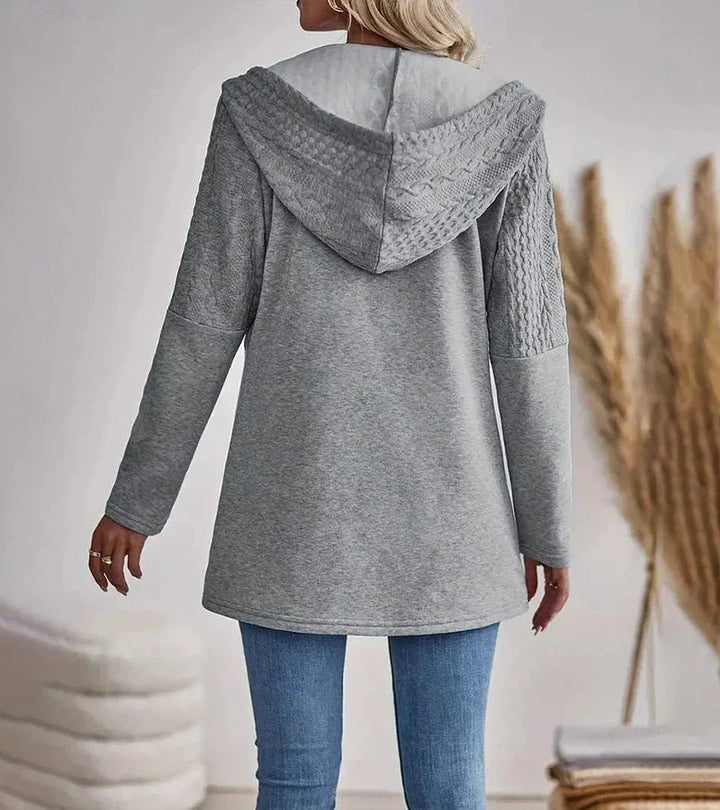 Plume | Cozy Knit Zip Hoodie