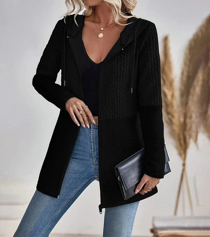 Plume | Cozy Knit Zip Hoodie