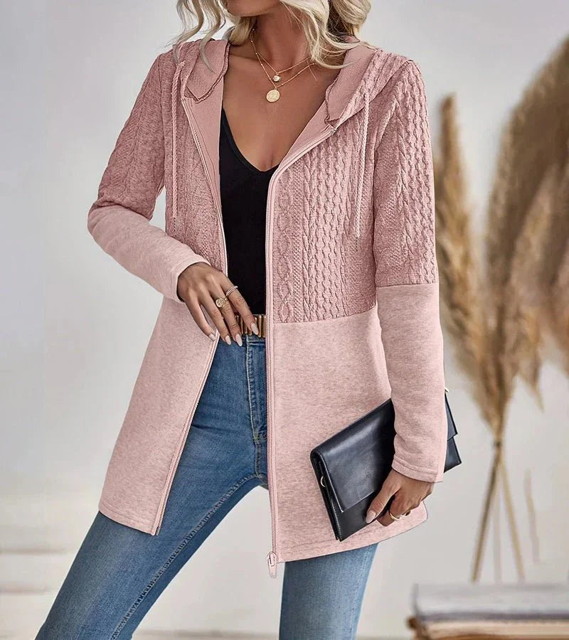 Plume | Cozy Knit Zip Hoodie
