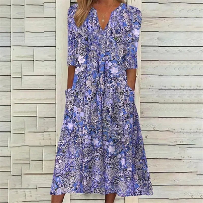 RYZA | COMFORTABLE LONG SLEEVED SUMMER DRESS