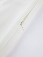 Semi-Sheer Wide Leg Culotte Pants