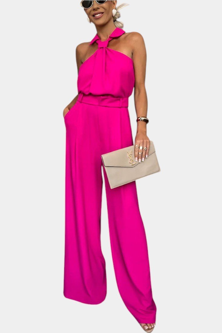 Sibyl | Elegant Halter Two-Piece Set