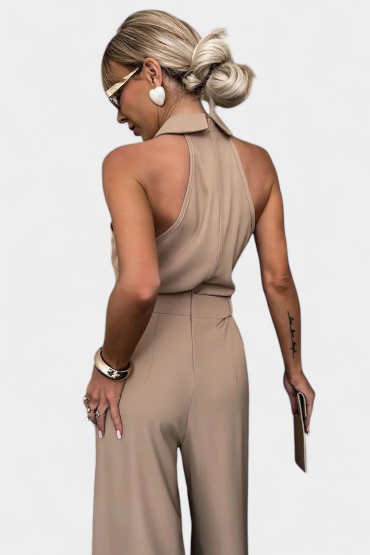 Sibyl | Elegant Halter Two-Piece Set