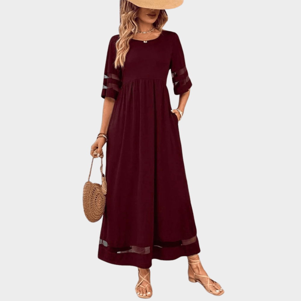 Sophia | Flattering Tummy-Smoothing Midi Dress
