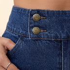 Women's High-Waist Wide-Leg Jeans