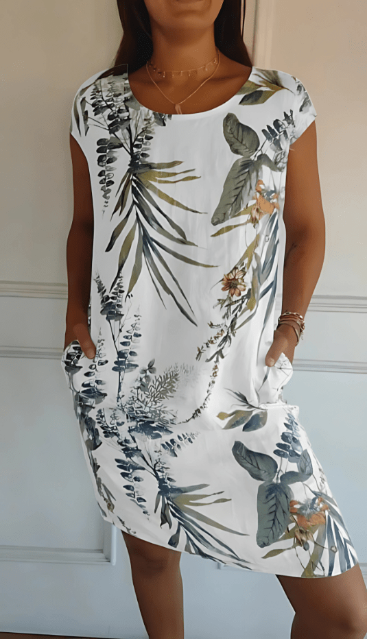 TISSIA | LOOSE PRINTED DRESS