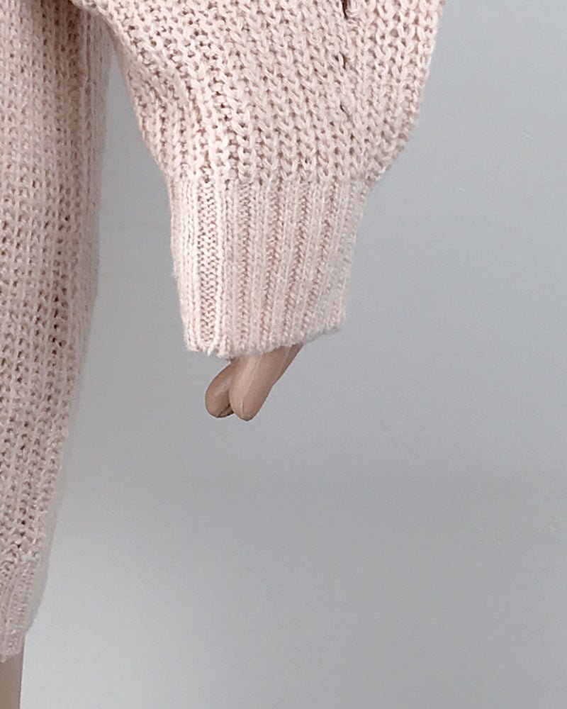 Verane™ | Long Turtleneck Dress – Cocooning Elegance