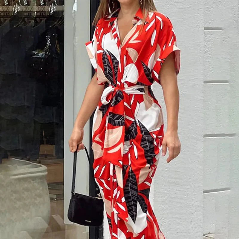 VICKY | CASUAL PRINTED DRESS