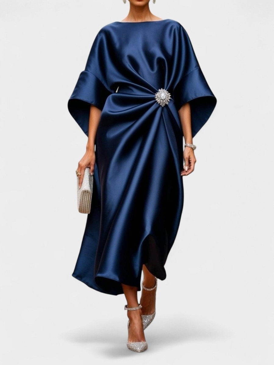 Viviana | Ruched A-Line Maxi Dress