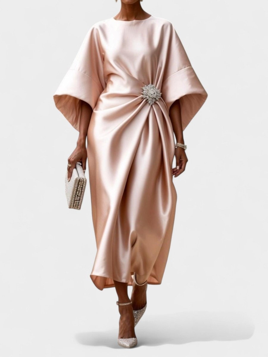 Viviana | Ruched A-Line Maxi Dress