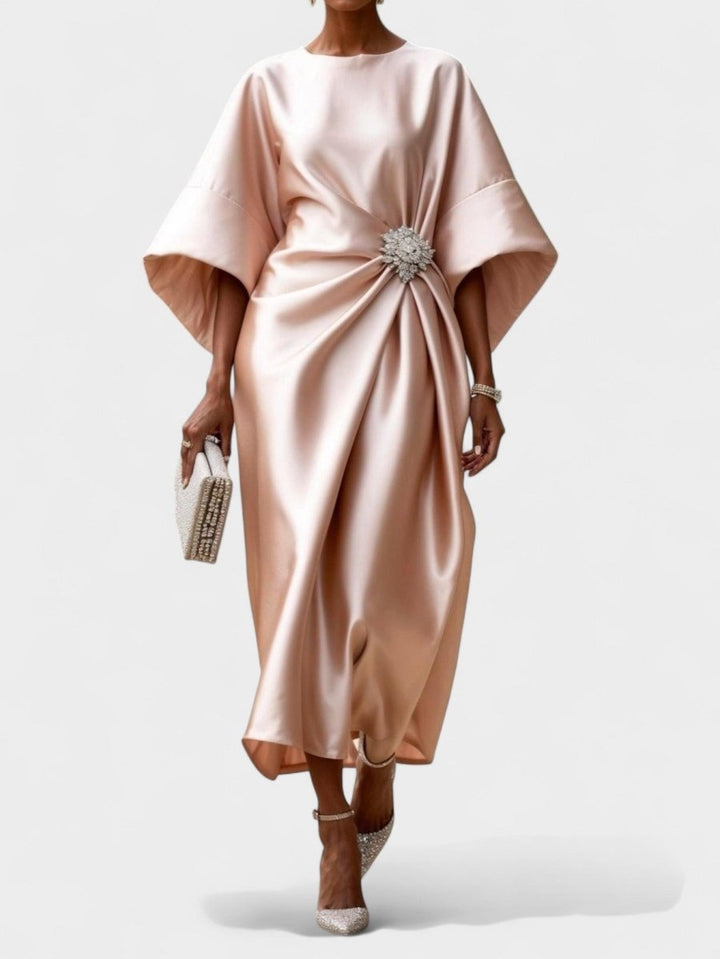Viviana | Ruched A-Line Maxi Dress