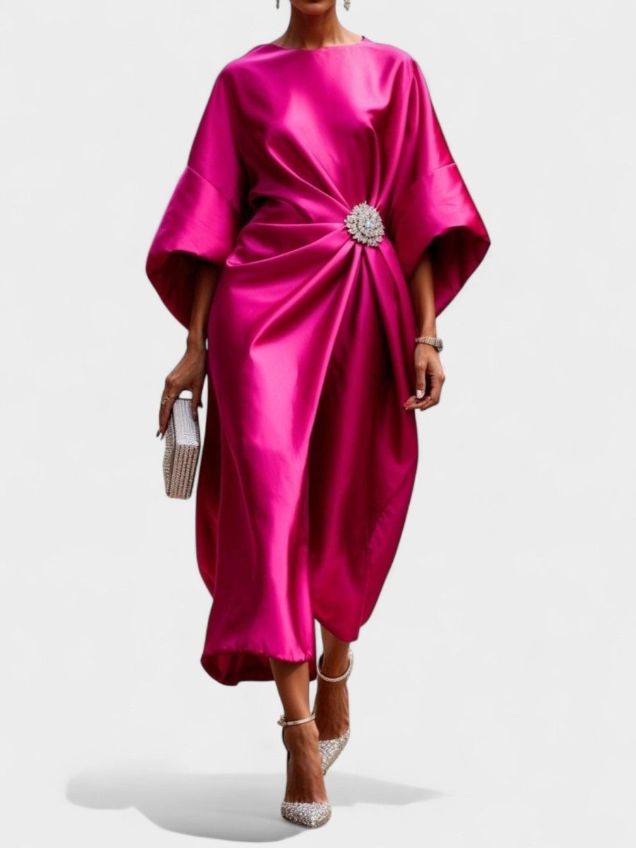 Viviana | Ruched A-Line Maxi Dress