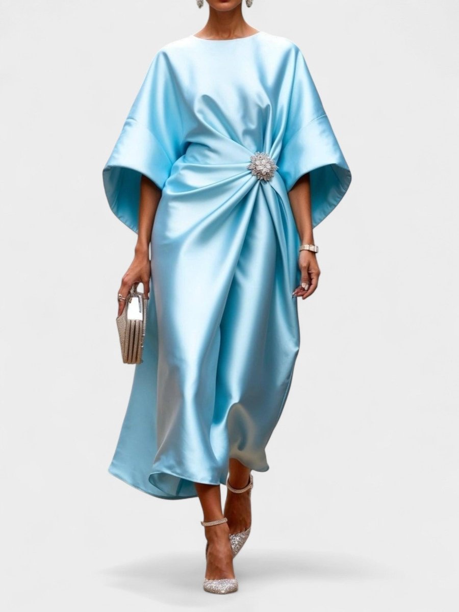 Viviana | Ruched A-Line Maxi Dress