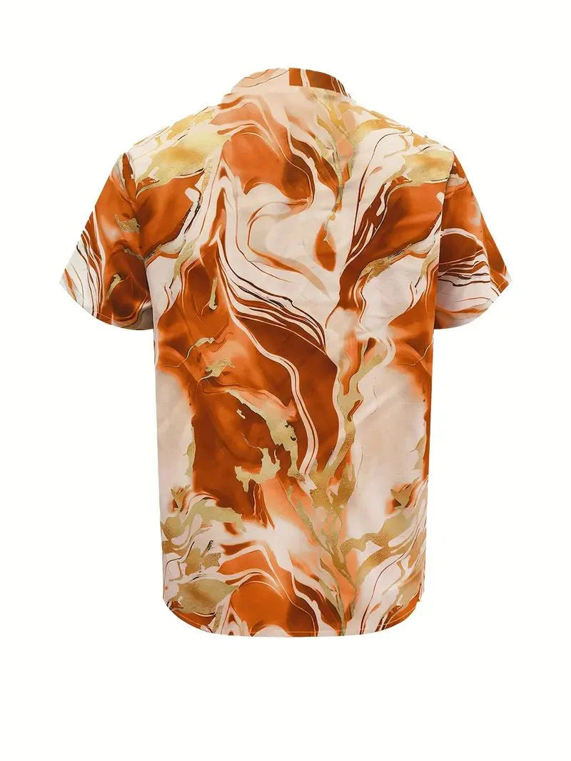 XYRIEL | STYLISH MARBLE PRINT BLOUSE